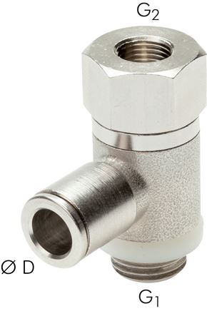 Stoppverschraubung G 1/8"-8mm, ohne Handnotbetätigung IQS-MSV