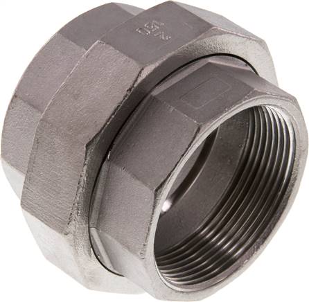 Verschraubung kon. dichtend Rp 2" (IG),1.4408