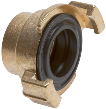 GK-Schlauchkupplung,G 1/4"(IG), Messing ,  25 bar