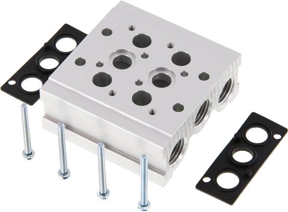 Reihenleiste (2-fach) für SF2000 (5/2 und 5/3-Wege)