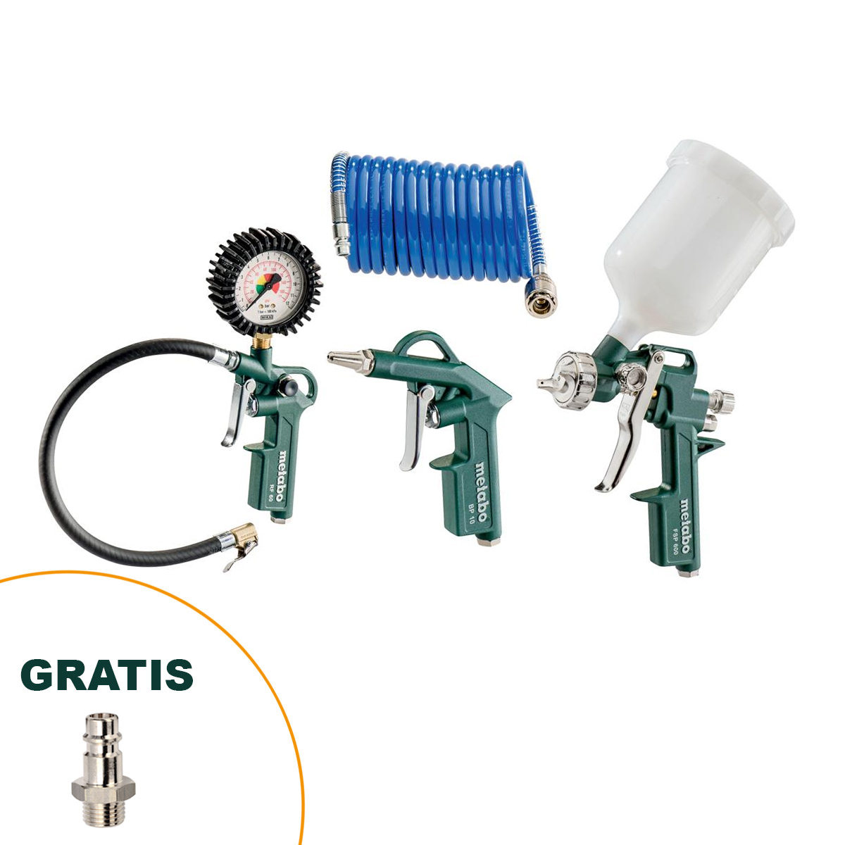 Metabo Druckluft-Werkzeugset LPZ 4 Set