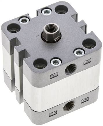 ISO 21287-Zylinder, doppeltw., Kolben 40mm, Hub 10mm, Kolbenstange mit IG