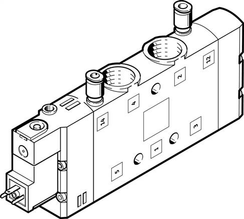 FESTO CPE24-M2H-5LS-3/8 (163814) Magnetventil