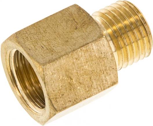 Reduzierstück M 12x1,25(AG)-G 1/4"(IG), Messing