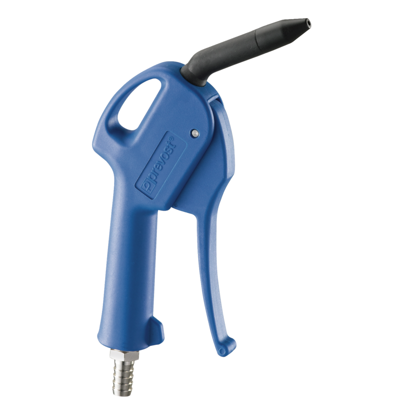 Prevost Blaspistole mit gerader kratzfester Düse Für Schlauch mit innen-Ø = 6 Durchfluß=15 Geräuschpegel=84