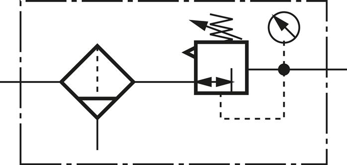 FUTURA Filterregler, G 1/2", 0,5 - 16 bar, Baureihe 2, Kondensatablass automatisch (drucklos geschlossen)
