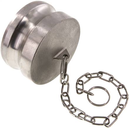 Kamlock-Verschlussstecker (DP) 3", Edelstahl (1.4408)