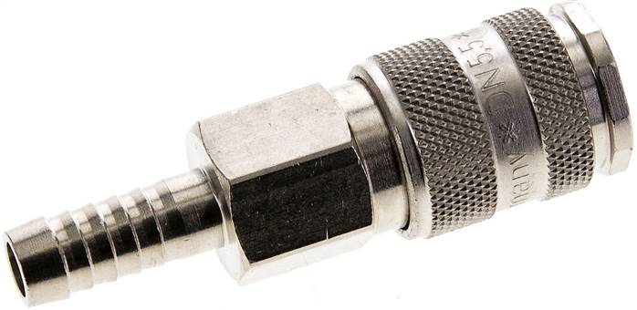 Schnellkupplung (ARO/ORION) 9 (3/8")mm Schlauch, Kugelverriegelung, NW 5,5