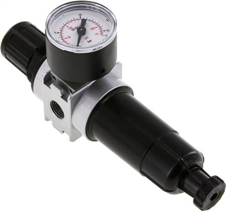 MULTIFIX Filterregler, G 1/4", 0,5 - 10bar, Baureihe 0, Metallbehälter