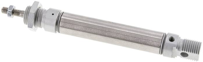 ISO 6432-Zylinder, einfachwirkend, Kolben 16mm, Hub 50mm