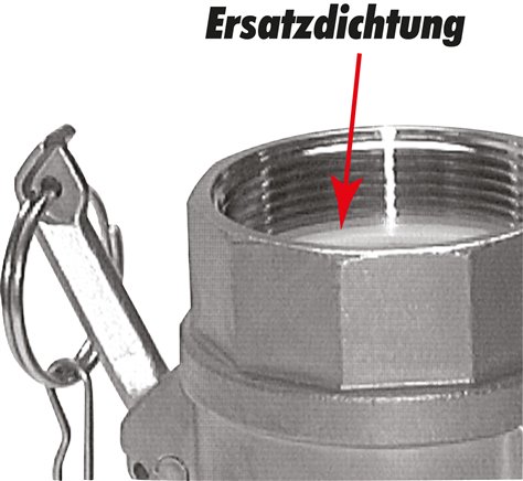 PTFE-Flachdichtung für Innengewinde G 1"