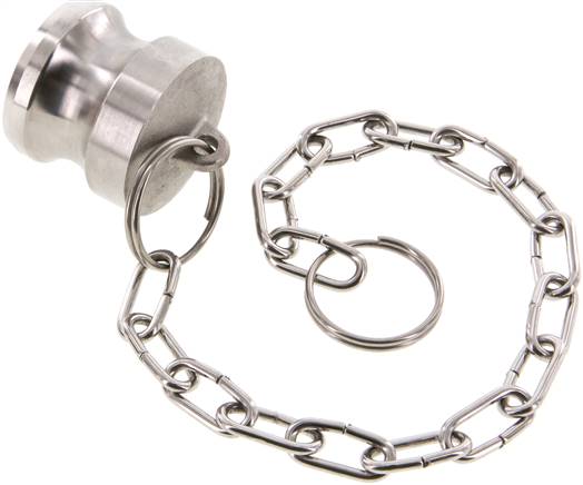 Kamlock-Verschlussstecker (DP) 1", Edelstahl (1.4408)