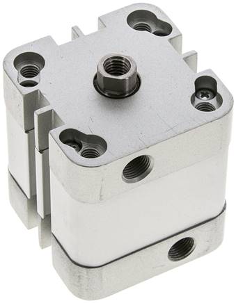 ISO 21287-Zylinder, doppeltw., Kolben 40mm, Hub 15mm, Kolbenstange mit IG