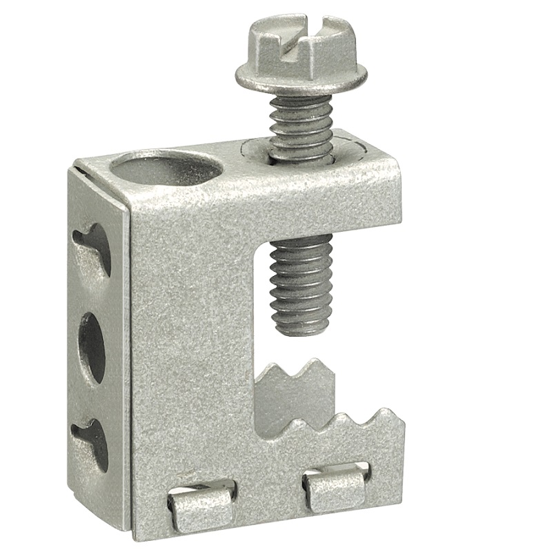 PREVOST-TRÄGERKLEMME MIT GEWINDE Stärke des Deckels = 0 bis 16 (2) Metrisches Gewinde = M6