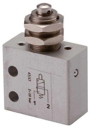3/2-Wege (NC) Endschalter mit Nocke, M 5, Breite 4mm