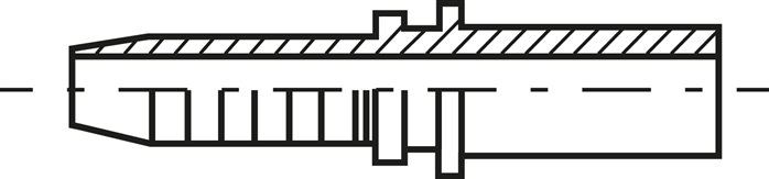 ES-Pressanschluss RSL (gerade), 10 L, DN10