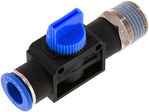 3/2-Wege-Absperrventil R 1/2"-12mm, Schlauchseite entlüftend