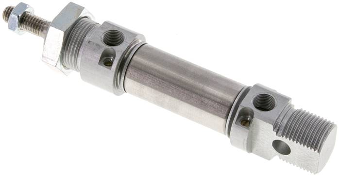 ISO 6432-Zylinder, doppeltwirkend, Kolben 20mm,Hub 15mm