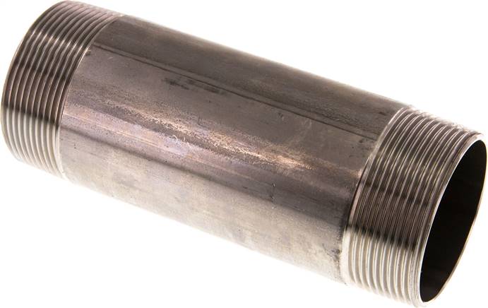 Rohrdoppelnippel R 2"-150mm, 1.4571