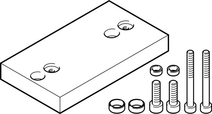 FESTO DHAA-D-H2-32-Q11-35 (1909185) Adapterbausatz