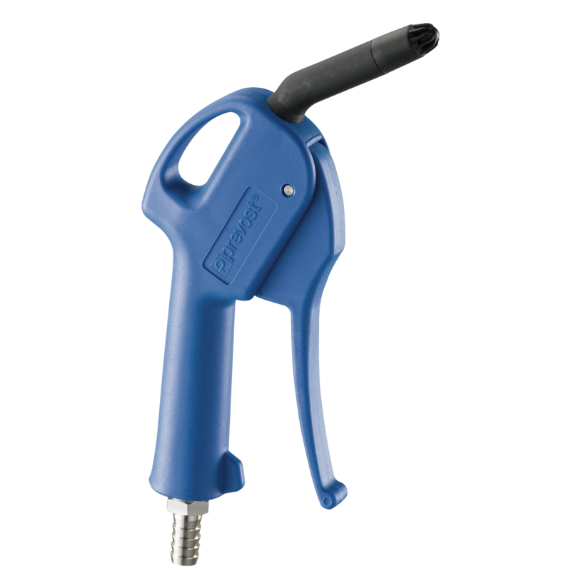 Prevost Blaspistole mit geräuscharmer Düse Für Schlauch mit innen-Ø = 9 Durchfluß = 12 Geräuschpegel = 77