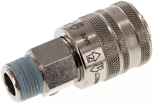 Sicherheits-Schnellkupplung (NW7,2) R 3/8"(AG), Standard