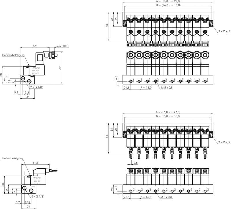 Reihenleiste (14-fach) für YSV20