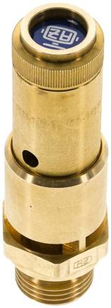 TÜV-Sicherheitsventil G 1/2" (DN10), 1,50 bar, Messing