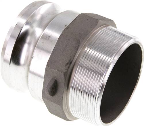 Kamlock-Stecker (F) R 3"(AG), Aluminium