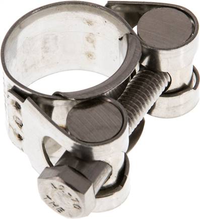 18mm Gelenkbolzenschelle, 19 - 21mm, 1.4301 (W4)