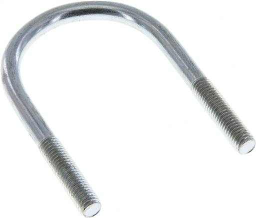 Rundstahlbügel, M 8, 48,3mm, Stahl verzinkt