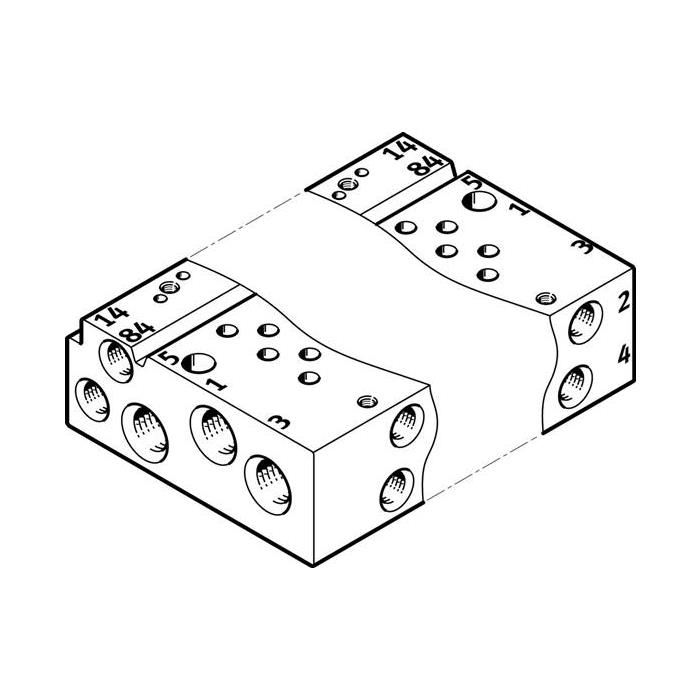 FESTO VABM-L1-10AW-M7-8 (566552) Anschlussleiste
