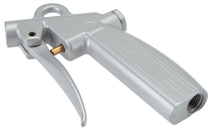 Alu Ausblaspistole, dosierbar G 1/4" ohne Düse, mit Innengewinde M 12 x 1,25