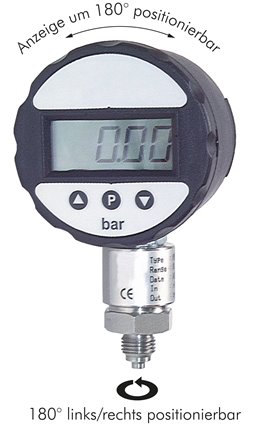 Digital-Manometer -1 bis 0 bar, Standard