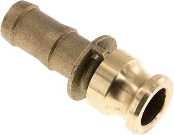 Kamlock-Stecker (E) 25 (1")mm Schlauch, Messing