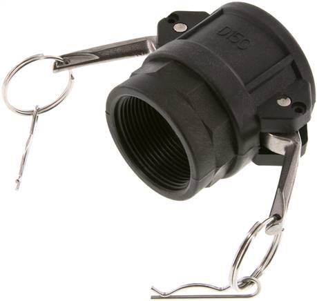 Kamlock-Kupplung (D) Rp 1-1/2"(IG), Polypropylen