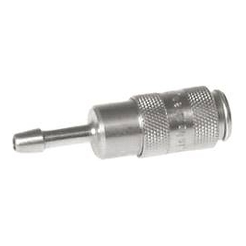 Attacco rapido (NW2.7) tubo da 4 mm, ottone nichelato