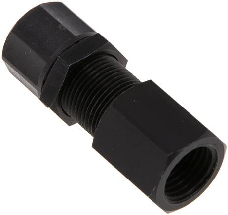 Aufschraub-Schott-Verschraubung G 1/4"-10x8mm,Aluminium