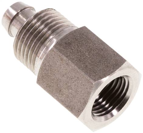Aufschraub-Gewindestück G 1/8"-8x6mm, 1.4571 ohne Mutter