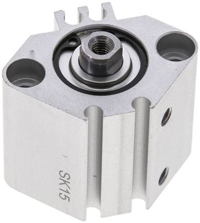 Kompaktzylinder, doppeltwirkend, Kolben 20mm, Hub 5mm -Eco-Line