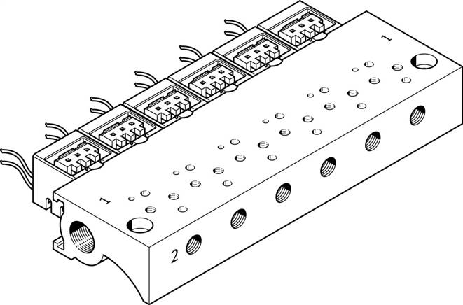 FESTO MHA1-P8-2-M3-PI (197230) Batterieblock