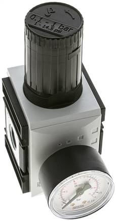 FUTURA Präzisionsdruckregler, G 1/2", 0,1 - 1bar, mit durchgehender Druckversorgung