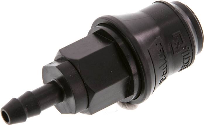 Schnellkupplung (NW5) 6 (1/4")mm Schlauch, POM