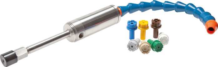 VORTEX-Rohr mit Schalldämpfer (für Kaltluftseite), 8 Stk. VORTEX-Generatoren