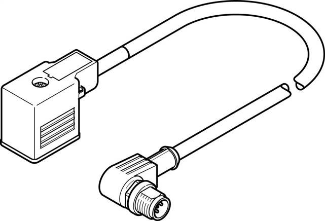 FESTO NEBV-B2W3F-P-K-0.6-N-M12W3 (3679774) Verbindungsleitung