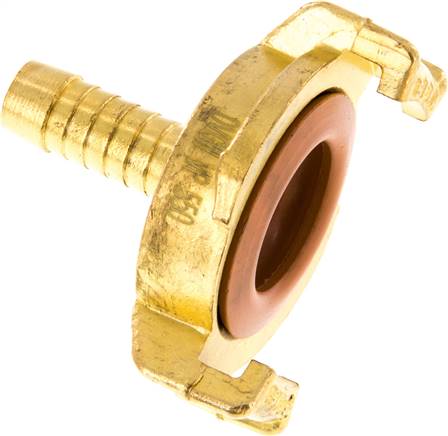 GK-Schlauchkupplung,10mm Schlauch, Messing mit KTW-Zulassung, 25 bar