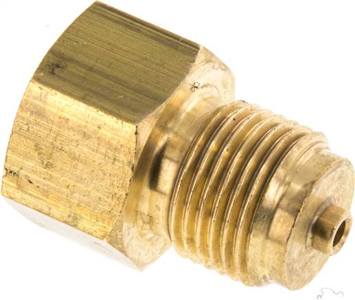 Manom.-Reduzierung G 1/2"(AG)-M 12x1,5(IG). Messing, 37mm