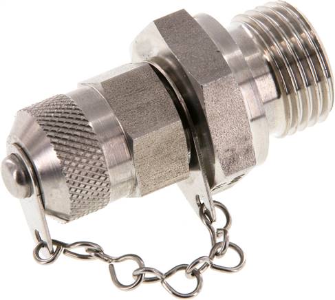 Messanschluss M16x2 - G 1/2" (AG), 1.4571