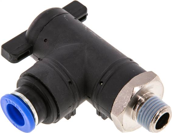 Winkel-Absperrhahn R 1/4"-10mm, IQS-Standard