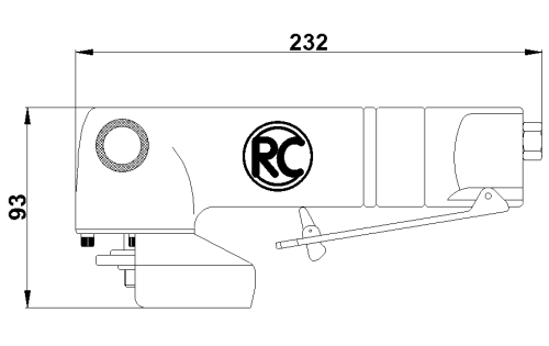 Rodcraft Winkelschleifer, Radgröße 115 x 22 / 125 x 22 RC7166